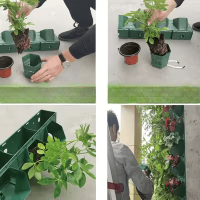 Pot de Fleurs Mural - VerticalWallPot™ - Oasis Citadin