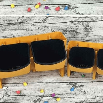 Jardinière Murale - GardenWallPlanter™ - Jaune - Oasis Citadin