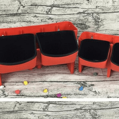 Jardinière Murale - GardenWallPlanter™ - Rouge - Oasis Citadin