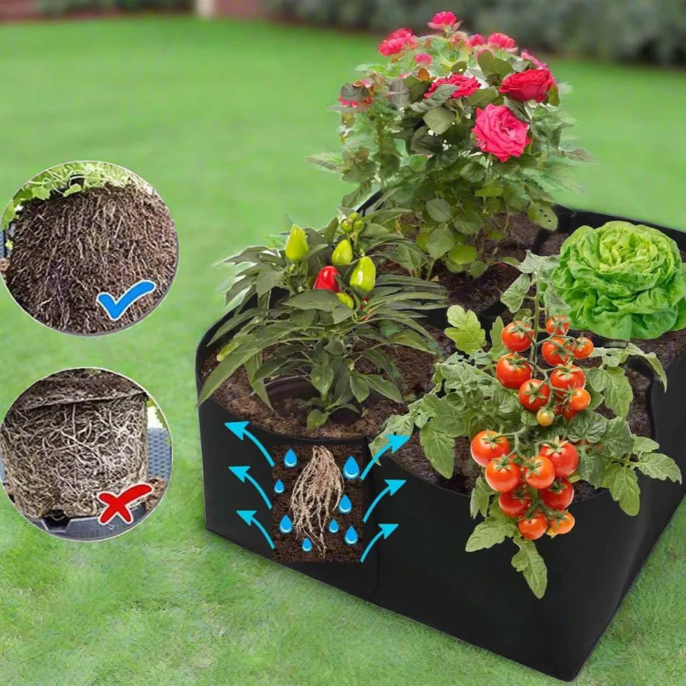 Sac de Plantation - GardenPlantingBag™ - 4 poches - Oasis Citadin