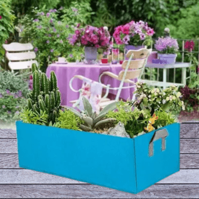 Sac de Plantation - SquareGrowPlanter™ - Bleu - Oasis Citadin